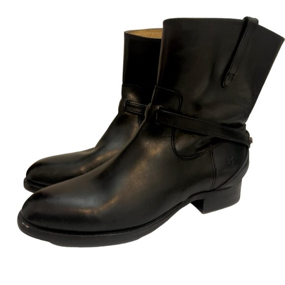 Frye Lindsay Plate Heritage‎ Leather Western Minimalist Short Riding Boot 5.5 - Picture 9 of 9